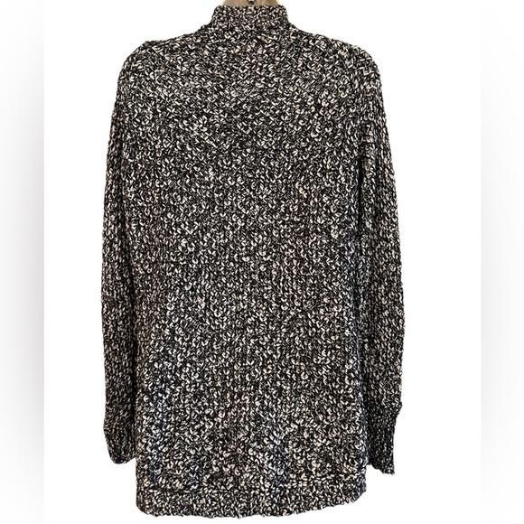 Black and white cardigan with open front size M - Picture 3 of 7